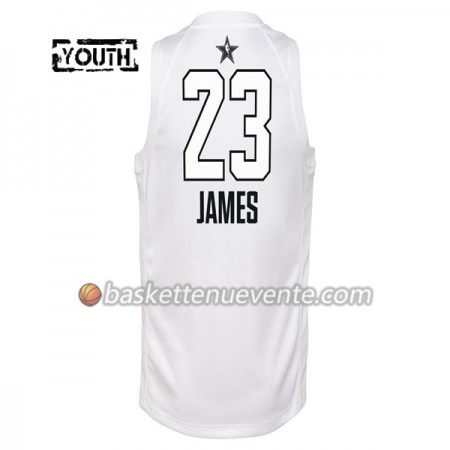 Maillot Basket Cleveland Cavaliers LeBron James  23 2018 All-Star Jordan Brand Blanc Swingman - Enfant